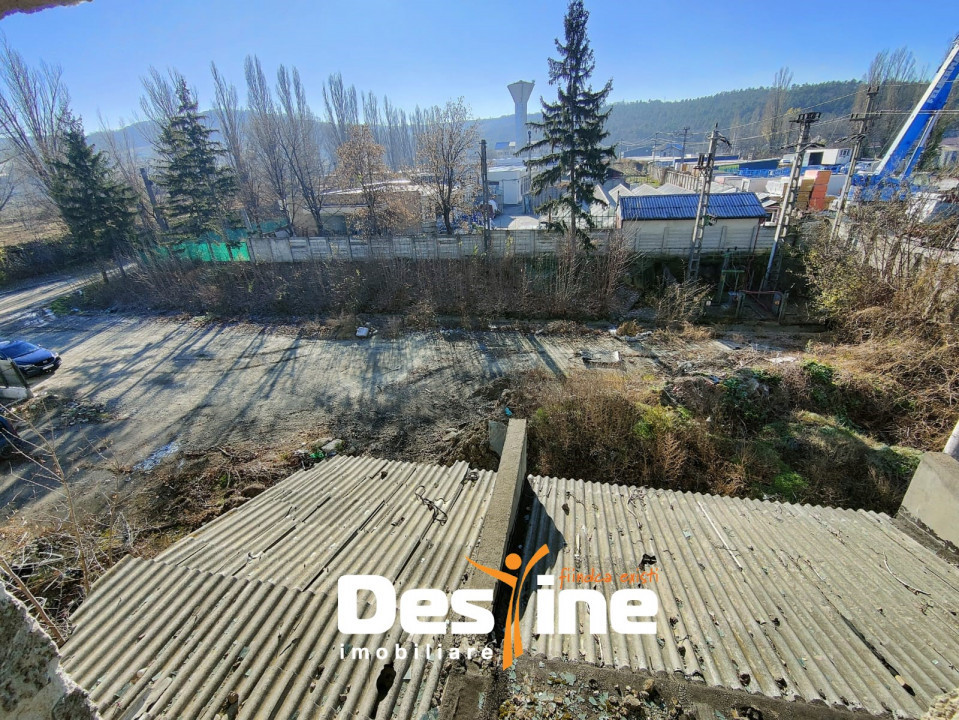 TOMEȘTI - Teren Industrial 2540 mp moară dezafectată 518 mp