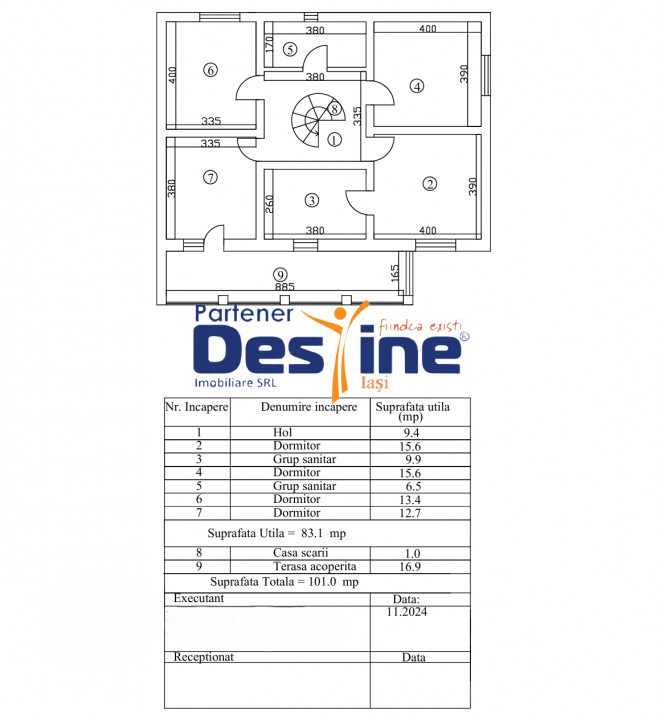 VALEA ADANCA - Casă STIL GRECESC 5 camere P+1+POD, 200 mpU