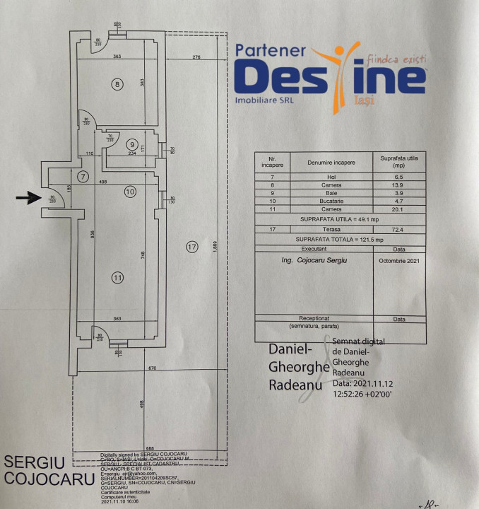 Apartament 2 camere, DECOMANDAT,  LUX, VALEA LUPULUI- IASI