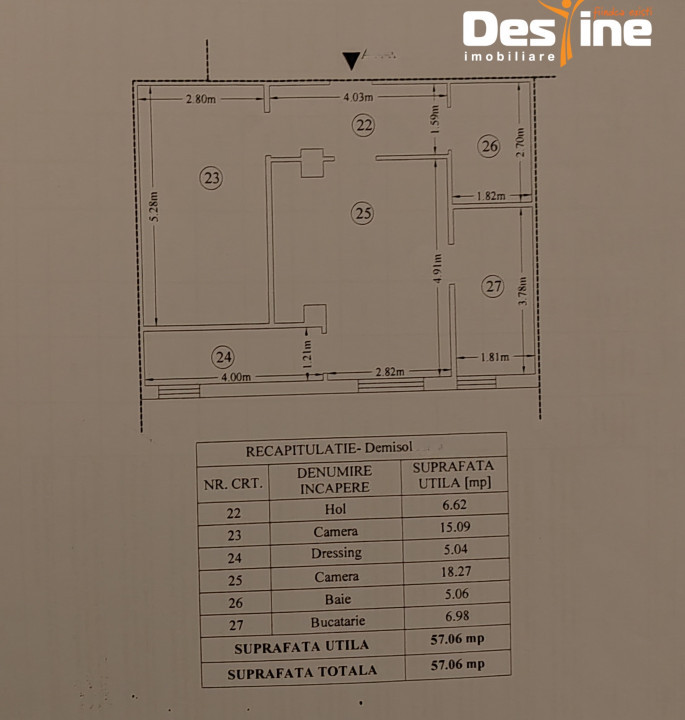 CUG, Soseaua Nicolina - Apartament 2 camere 57 mp, MOBILAT