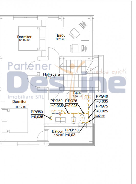 Casă duplex 120 mp P+1 - 180 mp teren - BUCIUM - Visan