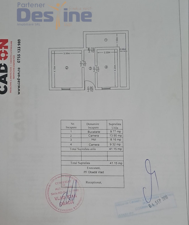 CASA  DE 41 MP CU TERASA SI CURTE DE 100MP,  GALATA 