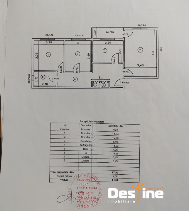 NICOLINA 1 - Apartament 3 camere DECOMANDAT, 72 mp MOBILAT și UTILAT