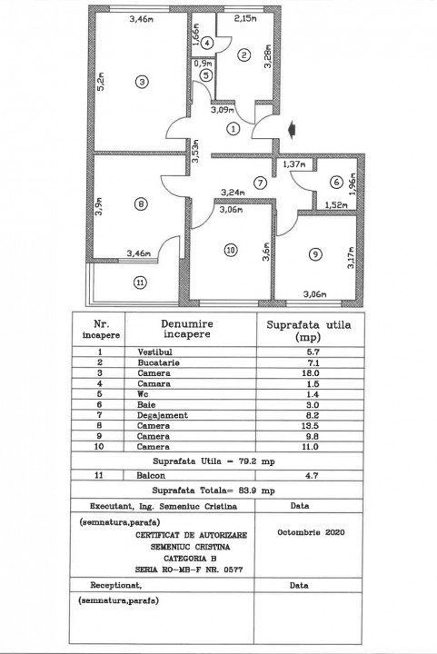 APARTAMENT 4 CAMERE DECOMANDAT | PIATA RAHOVA