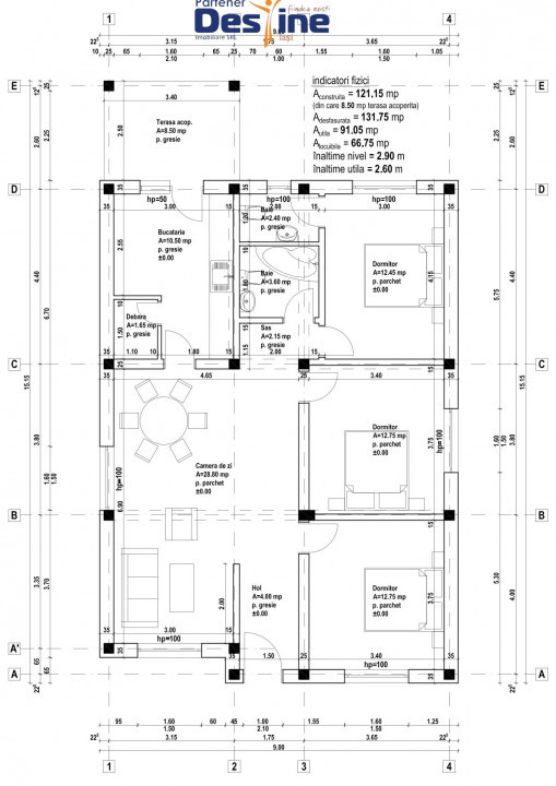 Casa P+Pod, 104mp, Valea Adanca, Comision 0