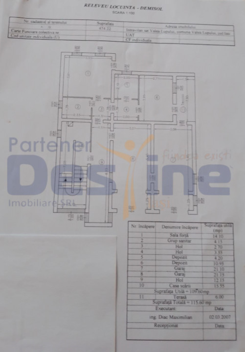 Vila , D+P+1+M+POD, 474mp, Valea Lupului