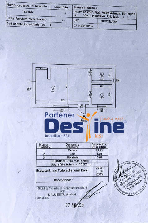 CHIRIE - Apartament 1 mobilat si utilat, loc de parcare, CUG