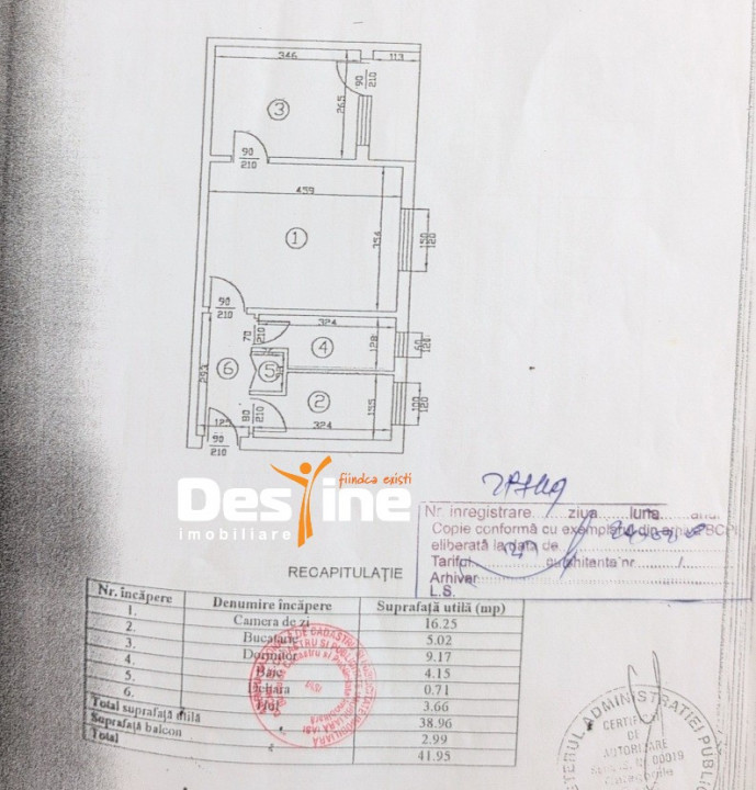 Zimbru - Apartament 2 camere etaj 2 mobilat + utilat