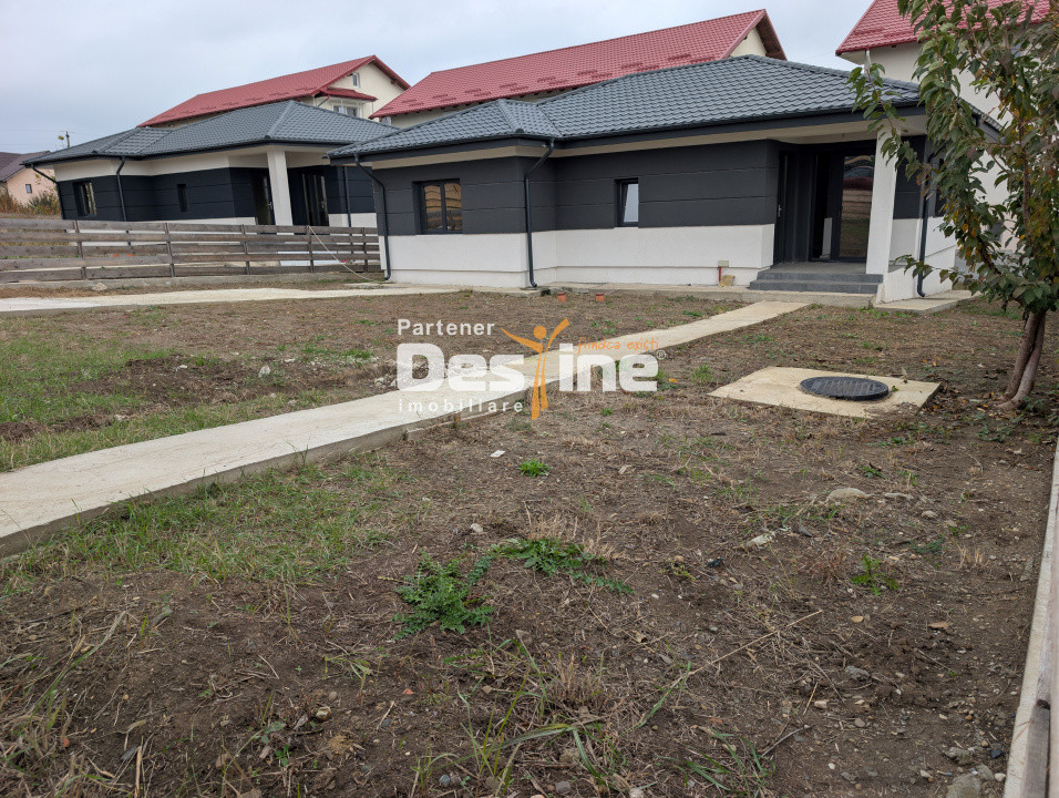 Casă tip mediteranean 75 mp P+POD edificată 2024 500 mp TEREN - HORPAZ