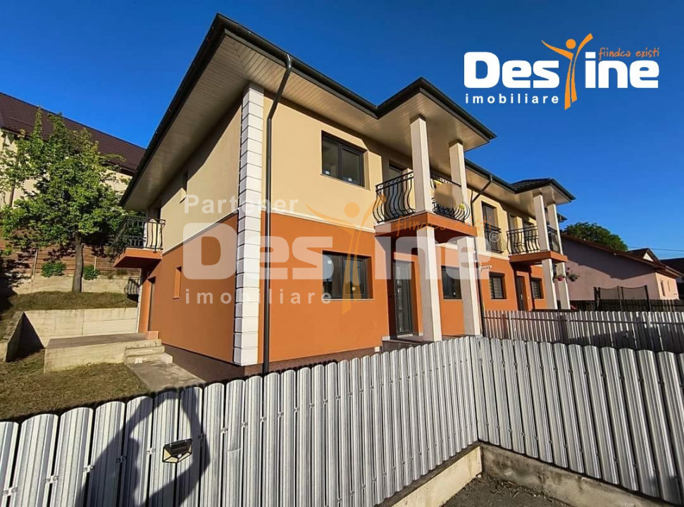 DUPLEX mediteranean 140 mp P+1 300 mp TEREN toate utilitățile - HORPAZ