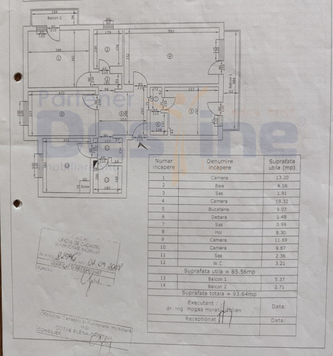 Lunca Cetățuii - Apartament 4 camere 94 MP, mobilat + utilat