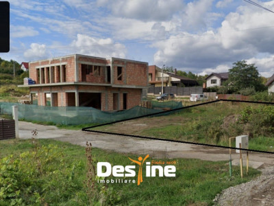 Teren intravilan 420 mp 2 fronturi stradale 20m  Bucium Lidl