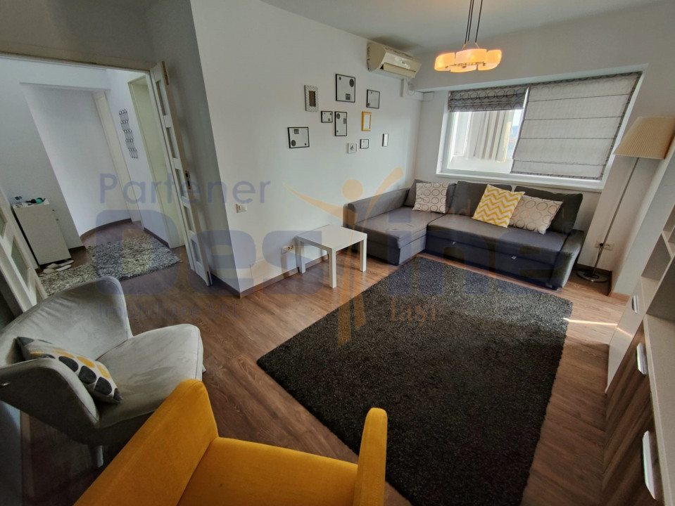 Apartament 2 camere decomandat etaj intermediar MOBILAT - NICOLINA 