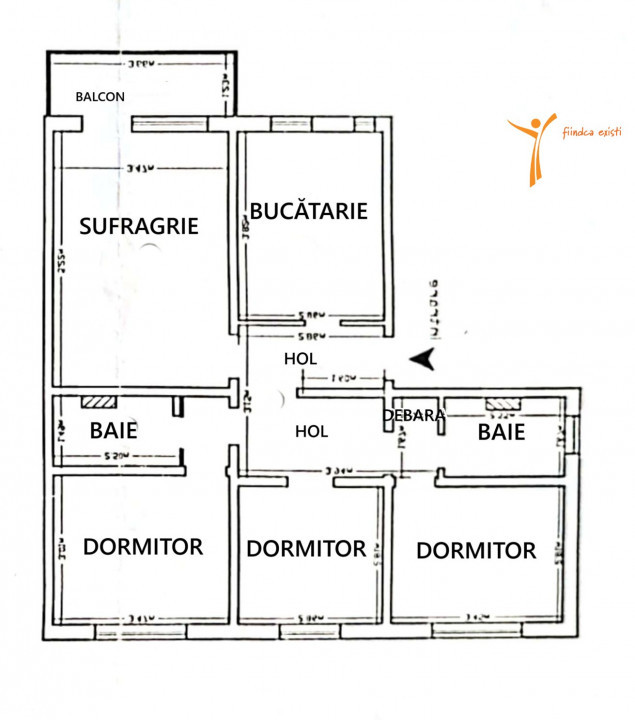 Cartier FRUMOASA - Apartament 4 camere 81mp