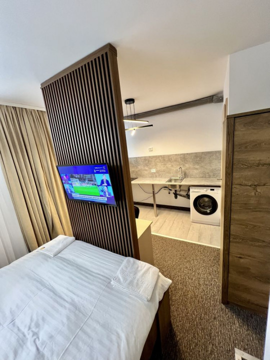 Chirie garsonieră compactă și utilată – zona Lux Divina, Brașov