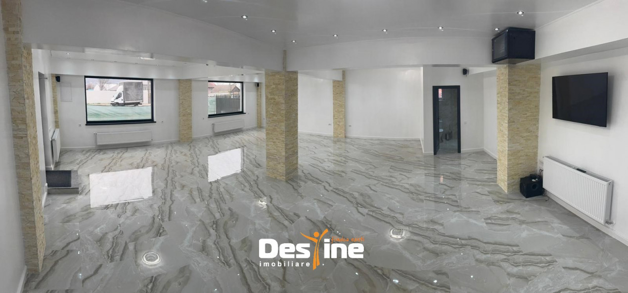 CUG Spatiu Comercial 100 mp Renovat, la strada, 3 parcari, 