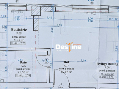 Vișan - Apartament 1 cameră 26 mp utili