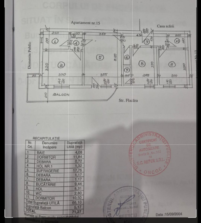 APARTAMENT DE VANZARE CU 3 CAMERE 
