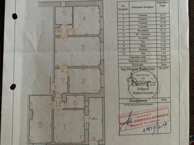 Apartament 4 Camere Metrou Dristor-folosinta spatiu comercial
