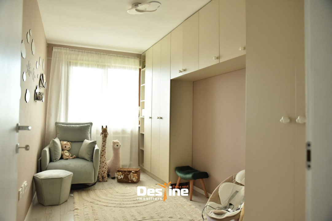 Vișan - Apartament 3 camere decomandat 60 mp mobilat modern