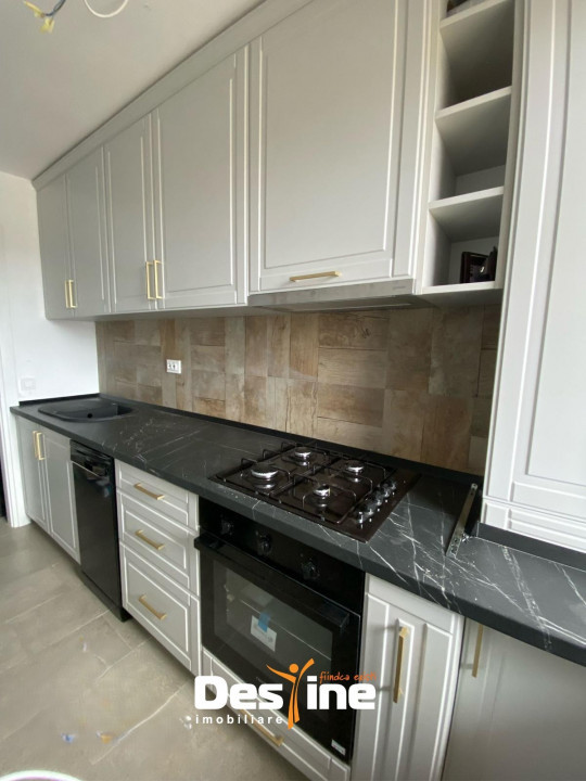 Vișan - Apartament 3 camere decomandat 60 mp mobilat modern