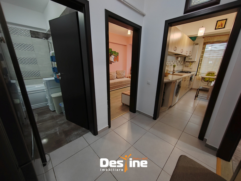 BUCIUM - LIDL -Apartament 2 camere 44,13 mp MOBILAT și UTILAT