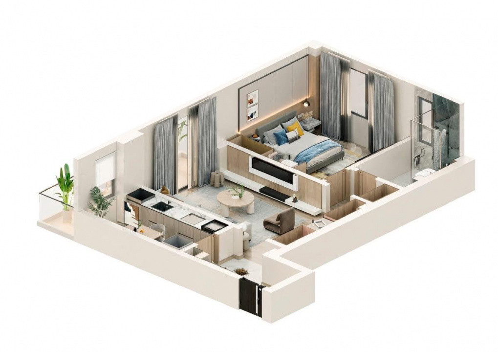 Proiect NOU - Apartamente de vânzare - Valea Lupului Bloc 4 etaje cu lift