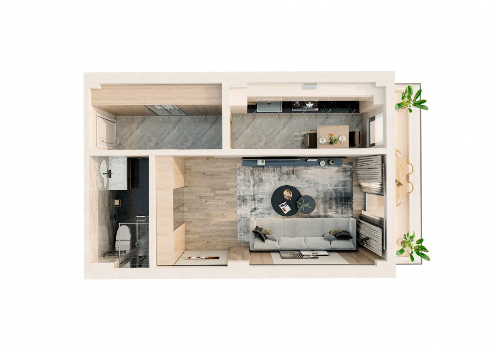 Apartamente de vânzare - Valea Lupului P+4 cu lift