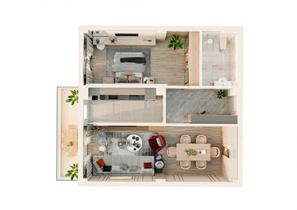 Apartamente de vânzare - Valea Lupului P+4 cu lift