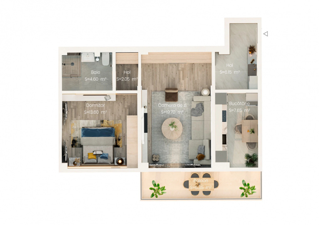 Apartamente de vânzare - Valea Lupului P+4 cu lift
