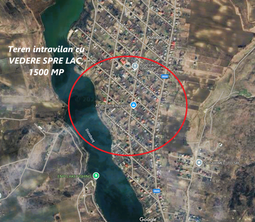 Dorobanț Centru -  Teren intravilan 1500 mp, vedere spre LAC