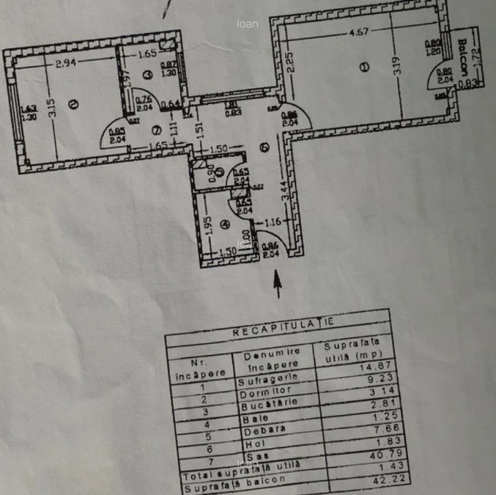 APARTAMENT 2 CAMERE DECOMANDAT