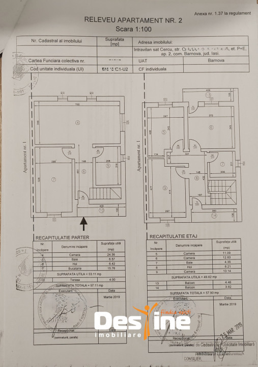 Cercu, Bârnova - Duplex P+1+POD 135mp + 300 mp TEREN