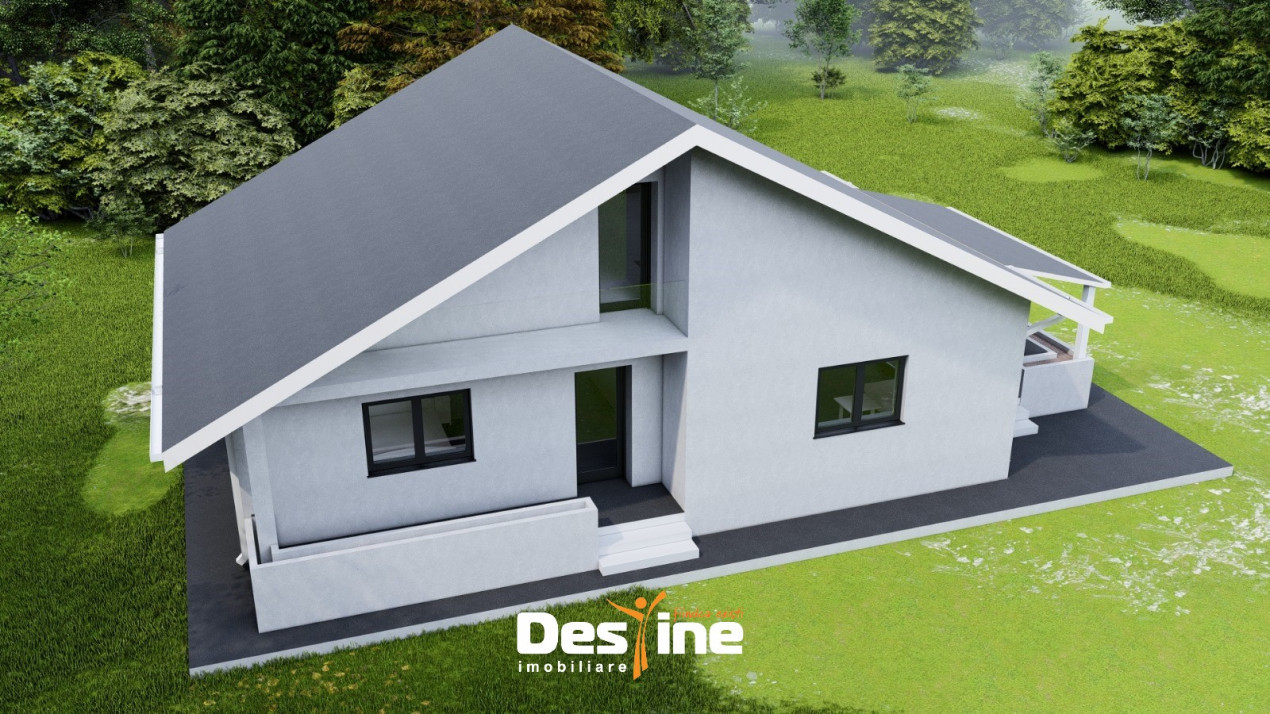 Ciurbesti - Casă individuală 3 camere 90Mp + Teren 400 mp