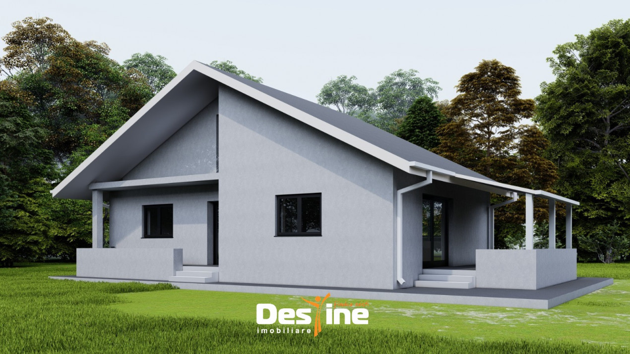 Ciurbesti - Casă individuală 3 camere 90Mp + Teren 400 mp