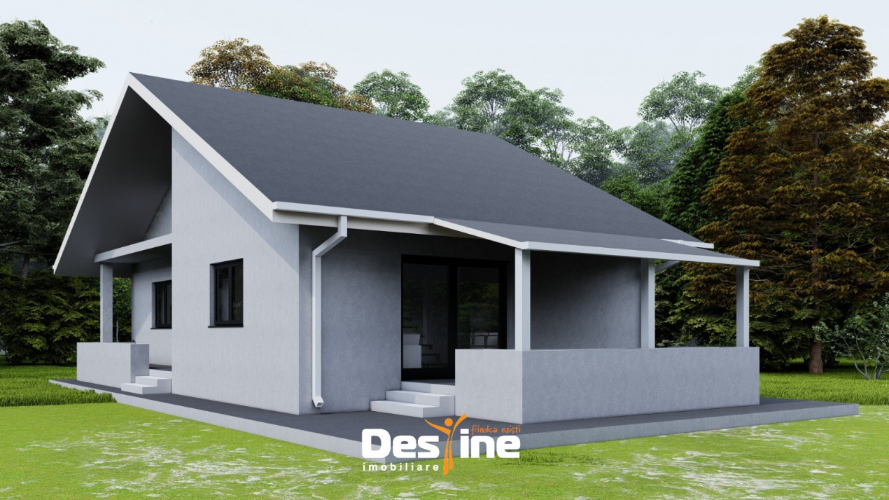Ciurbesti - Casă individuală 3 camere 90Mp + Teren 400 mp