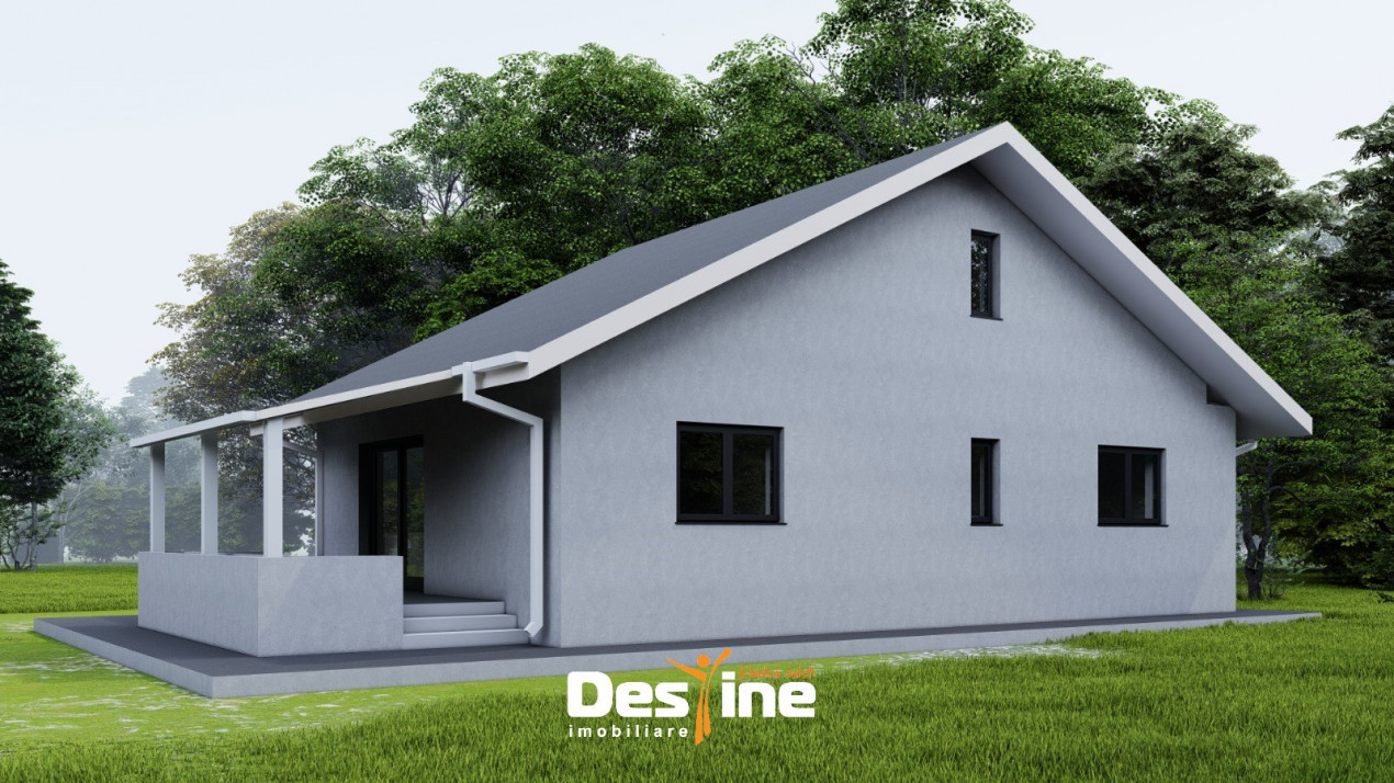 Ciurbesti - Casă individuală 3 camere 90Mp + Teren 400 mp