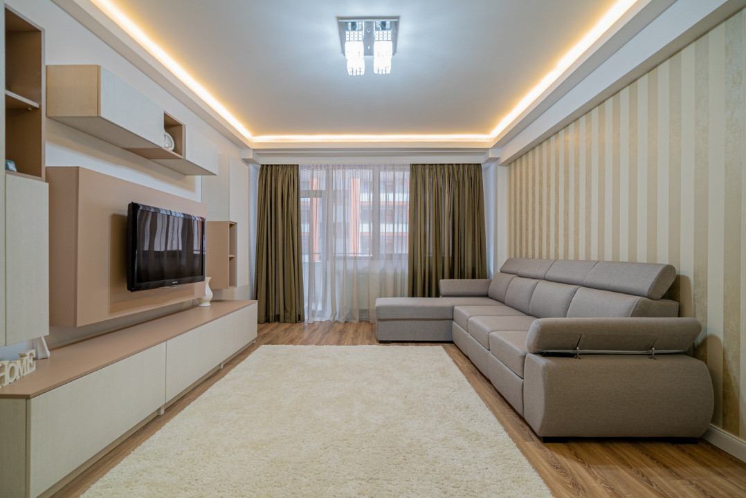 Apartament 3 camere, 100 m², decomandat, parcare subterană – zona Coresi