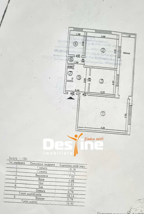 NICOLINA- Apartament 2 camere, DECOMANDAT, 59 mp, 117.000 euro