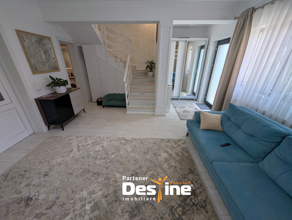 Valea Adancă Triplex 4 camere 143 mp P+1+M mobilata și utilata modern