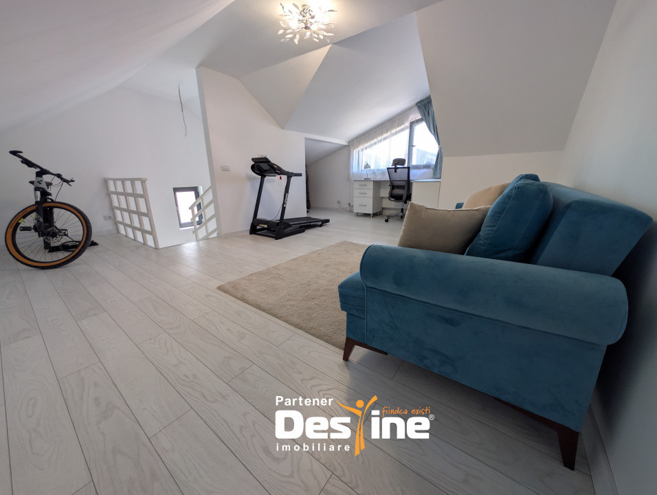 Valea Adancă Triplex 4 camere 143 mp P+1+M mobilata și utilata modern