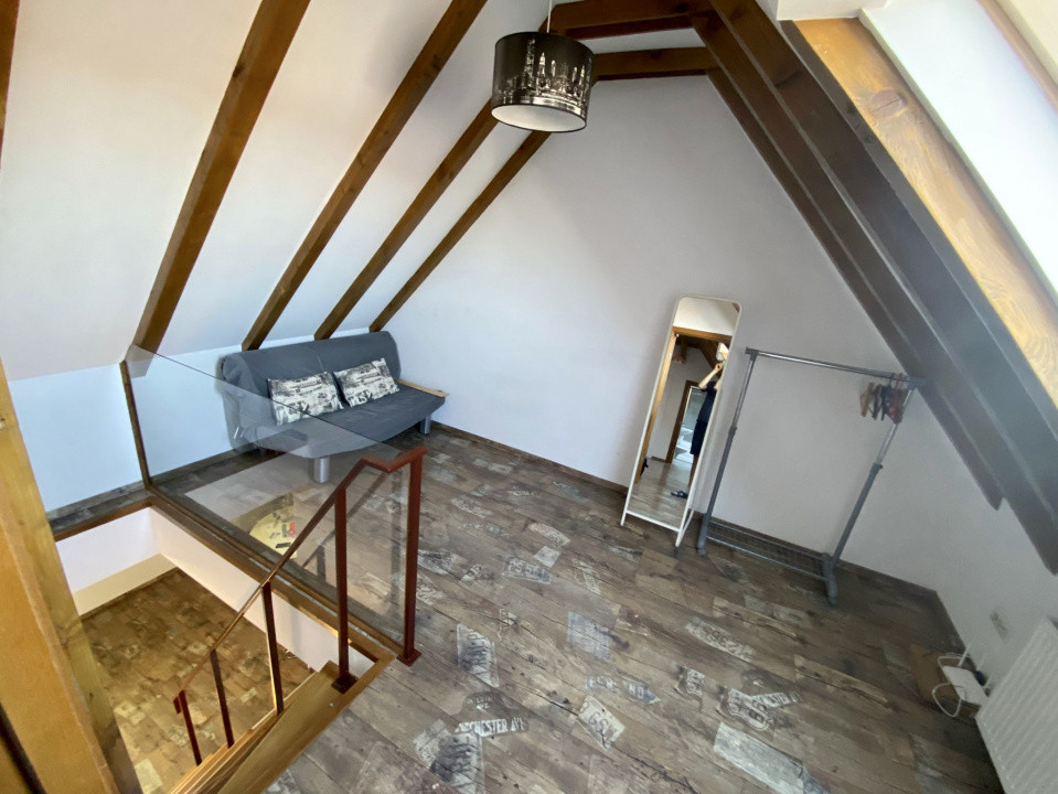 Închiriere mansardă 2 camere, 70 mp – TRACTORUL | pet friendly!