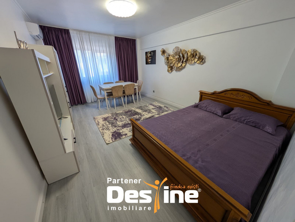 Prima închiriere - Centru, apartament cu 1 camera decomandat mobilat și utilat