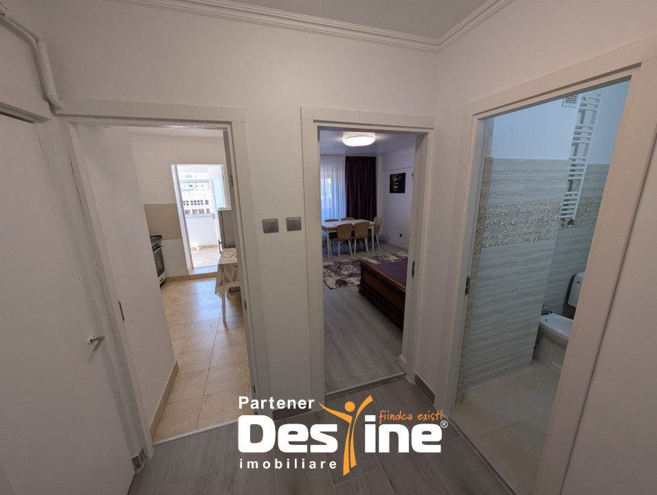 Prima închiriere - Centru, apartament cu 1 camera decomandat mobilat și utilat