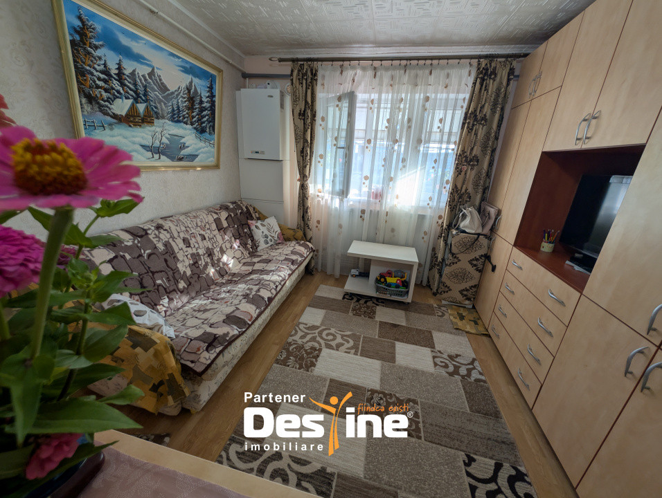 Apartament 2 camere 36 mp partial mobilat si utilat, centrală termică - Bularga