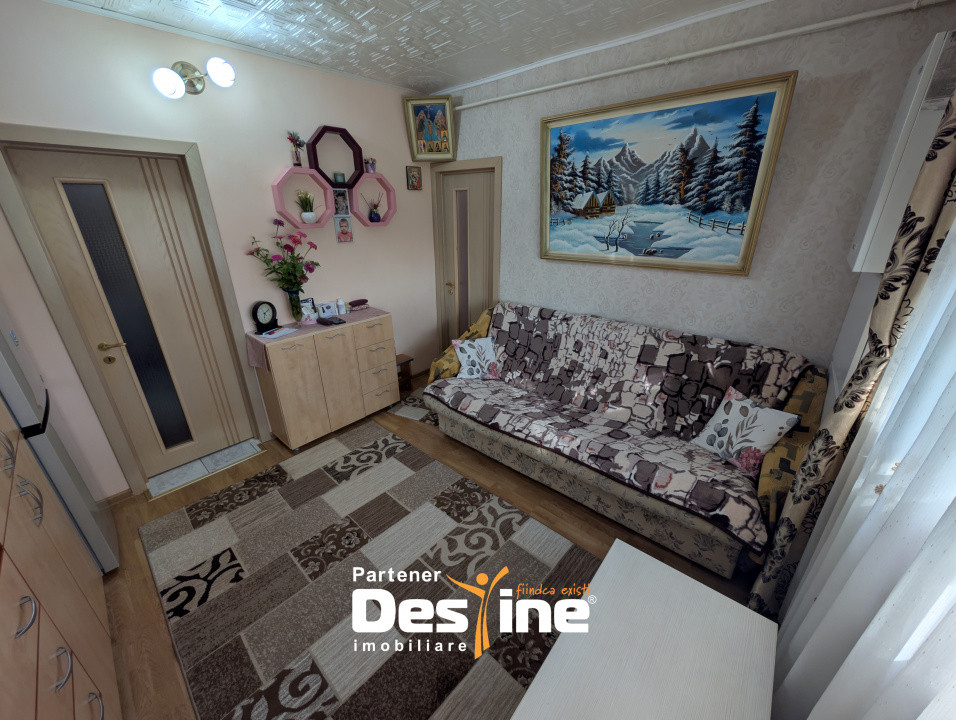 Apartament 2 camere 36 mp partial mobilat si utilat, centrală termică - Bularga