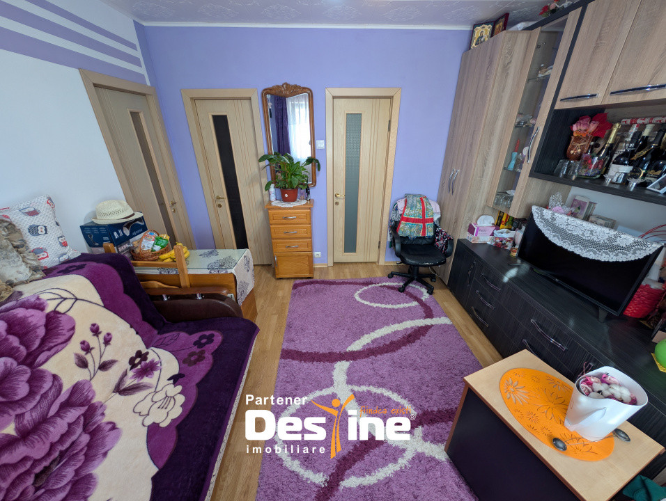 Apartament 2 camere 36 mp partial mobilat si utilat, centrală termică - Bularga