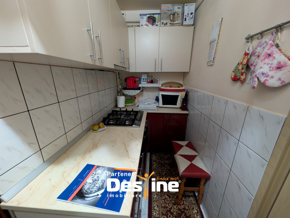Apartament 2 camere 36 mp partial mobilat si utilat, centrală termică - Bularga