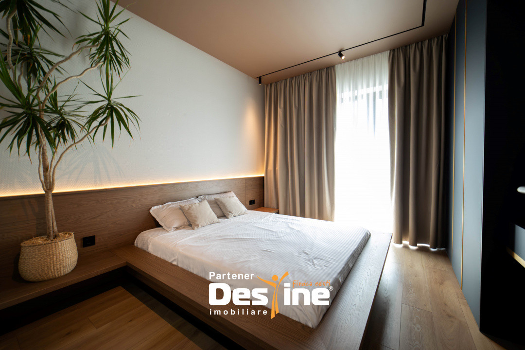 Apartament modern cu 2 camere 65 mp, mobilat si utilat premium - Silk District