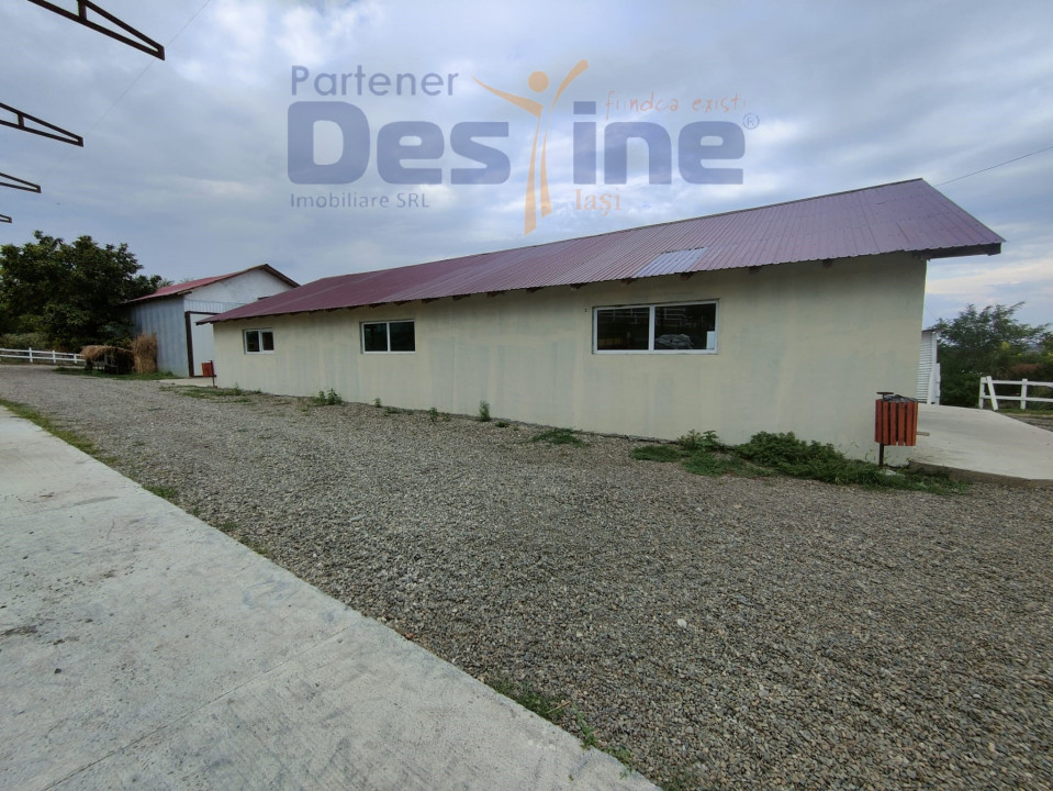 Fermă cu minizoo - 20ha teren, hale + utilaje agricole, animale, livezi casă